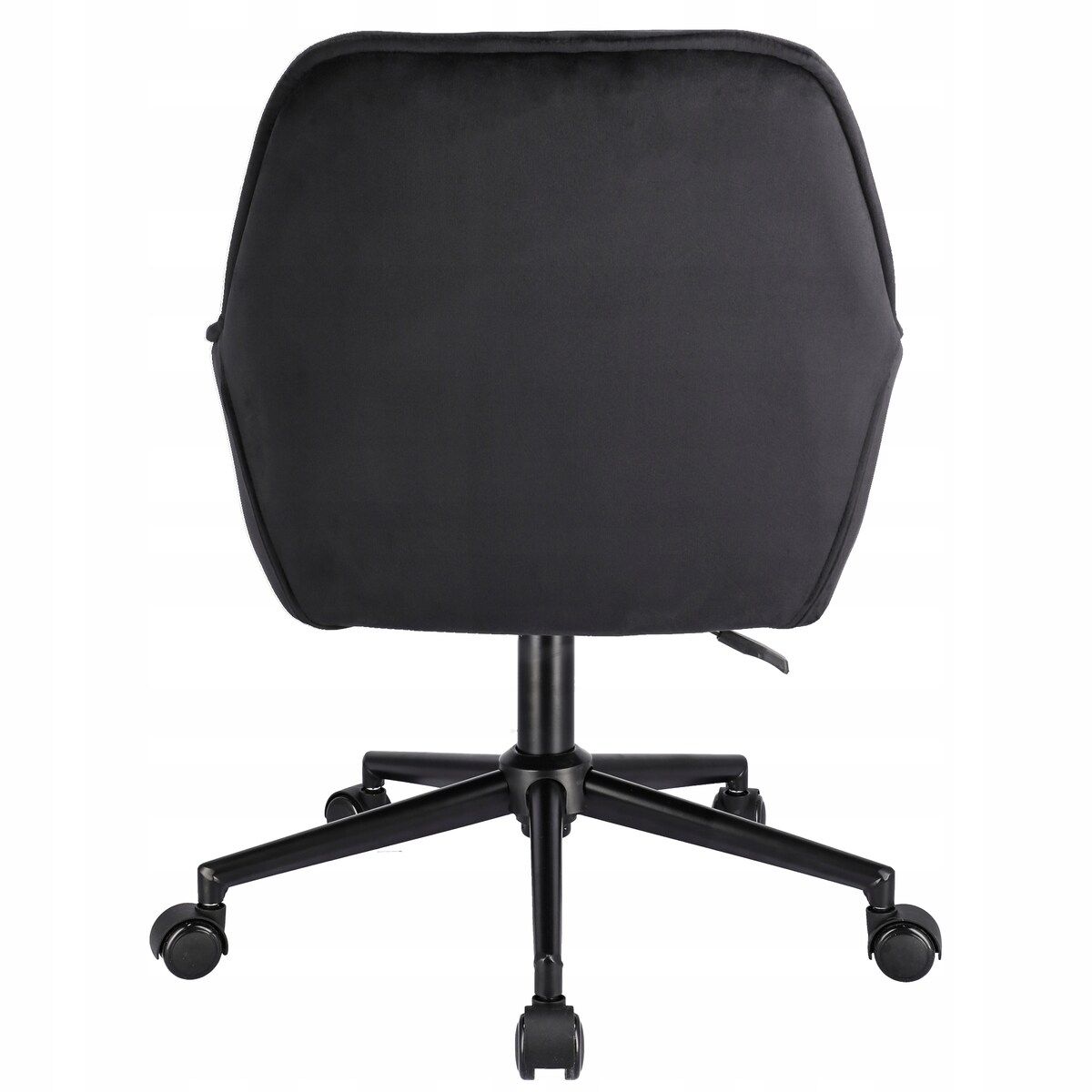 Fotel LARGO czarny na czarnej stopie