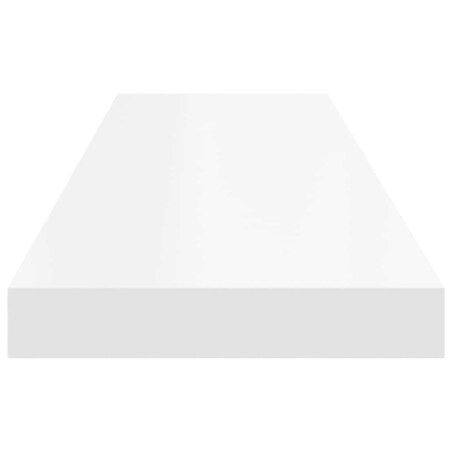 vidaXL Półki ścienne, 4 szt., białe, 90x23,5x3,8 cm, MDF