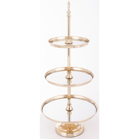 Patera szklana 3-poziomy 70x31x31 cm ALTOPIANO