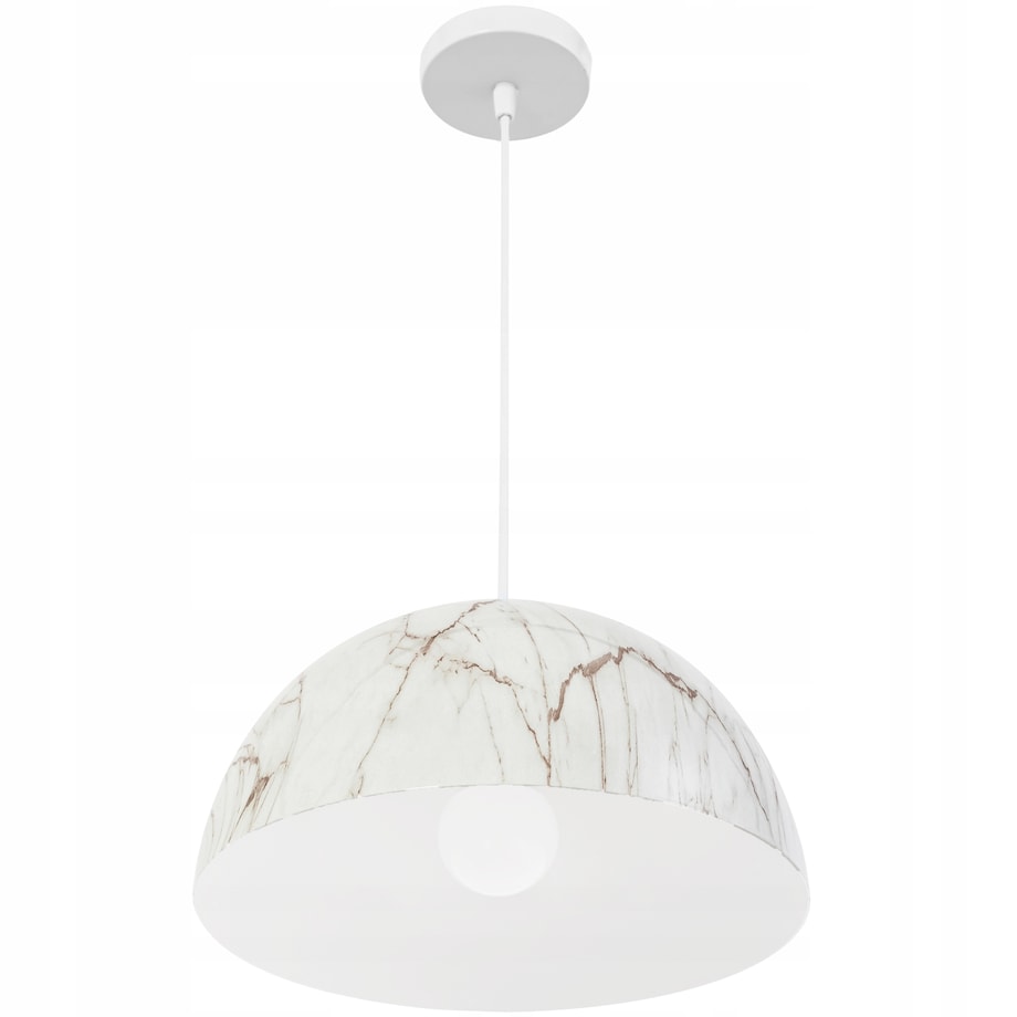 Lampa Sufitowa Wisząca Glamour Marmur Marble