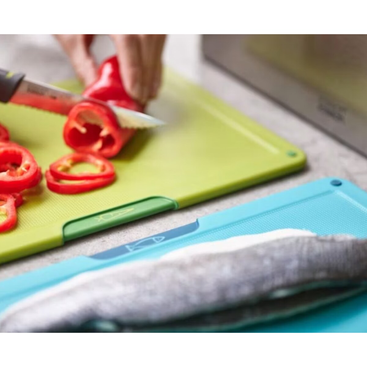 Zestaw desek Folio Icon w stojaku, 26.5 x 35.5 x 7.4 cm, Joseph Joseph