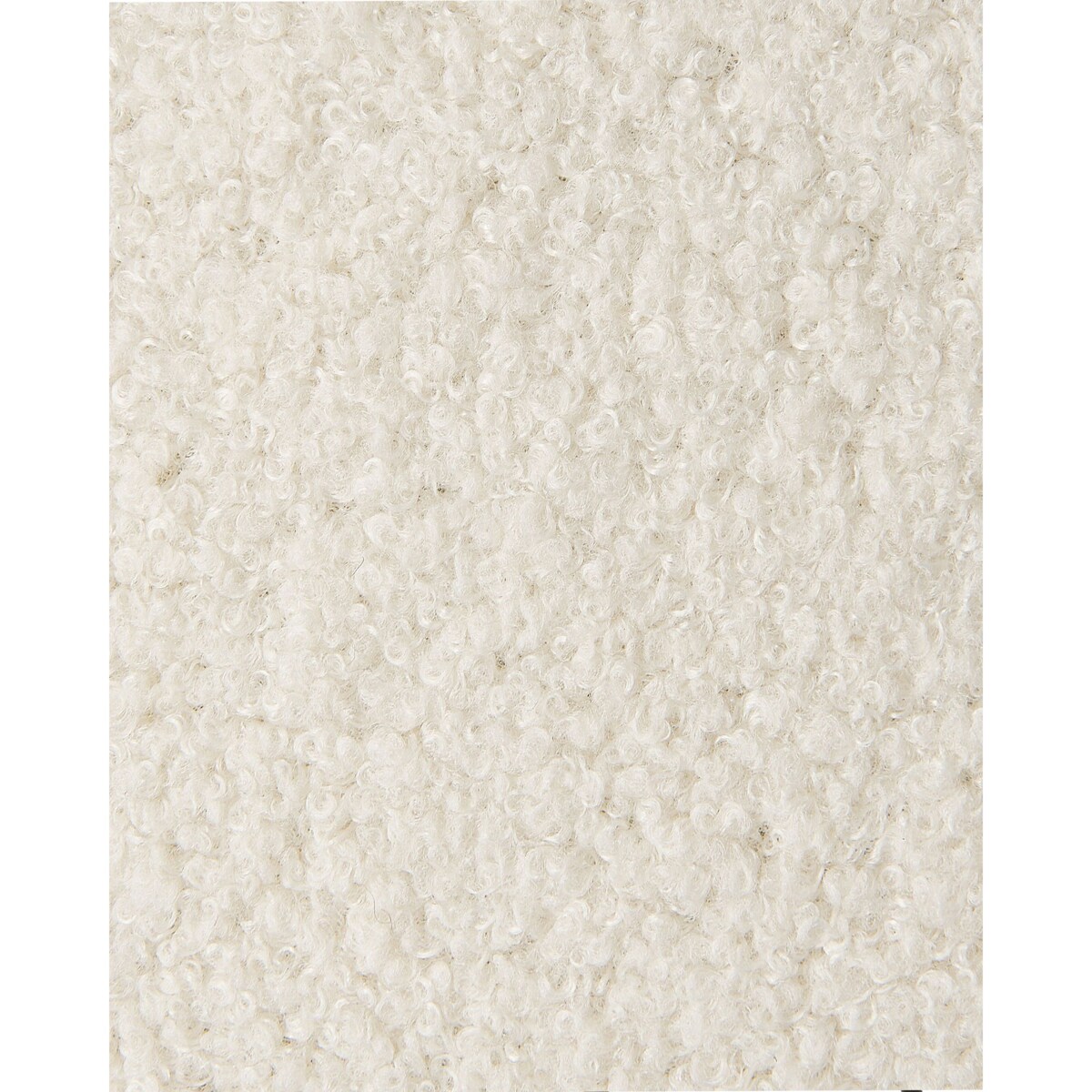 Zestaw 2 krzeseł do jadalni ELMA Boucle Złamana biel