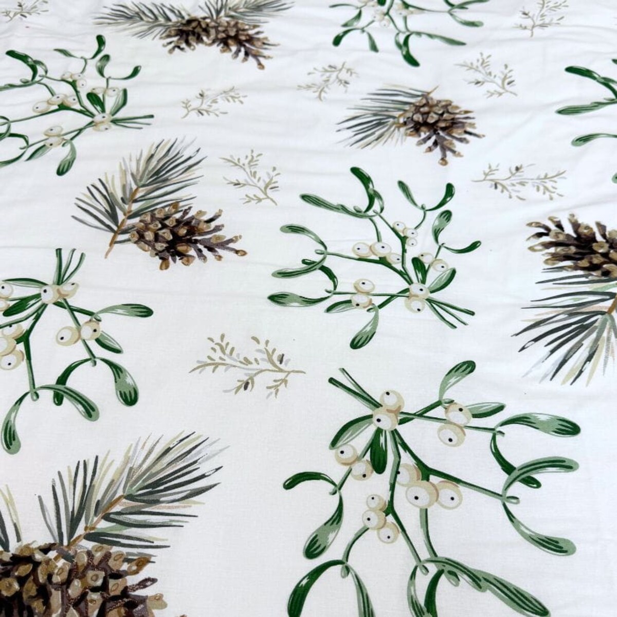 Dwustronna pościel bawełniana Zimowy Las 160x200 cm