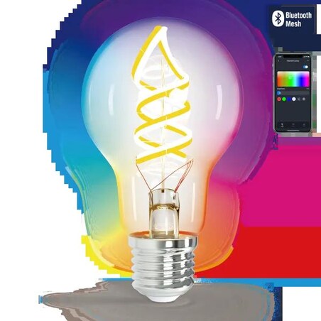 inteligentna żarówka bluetooth mesh a60 4.9w rgbw