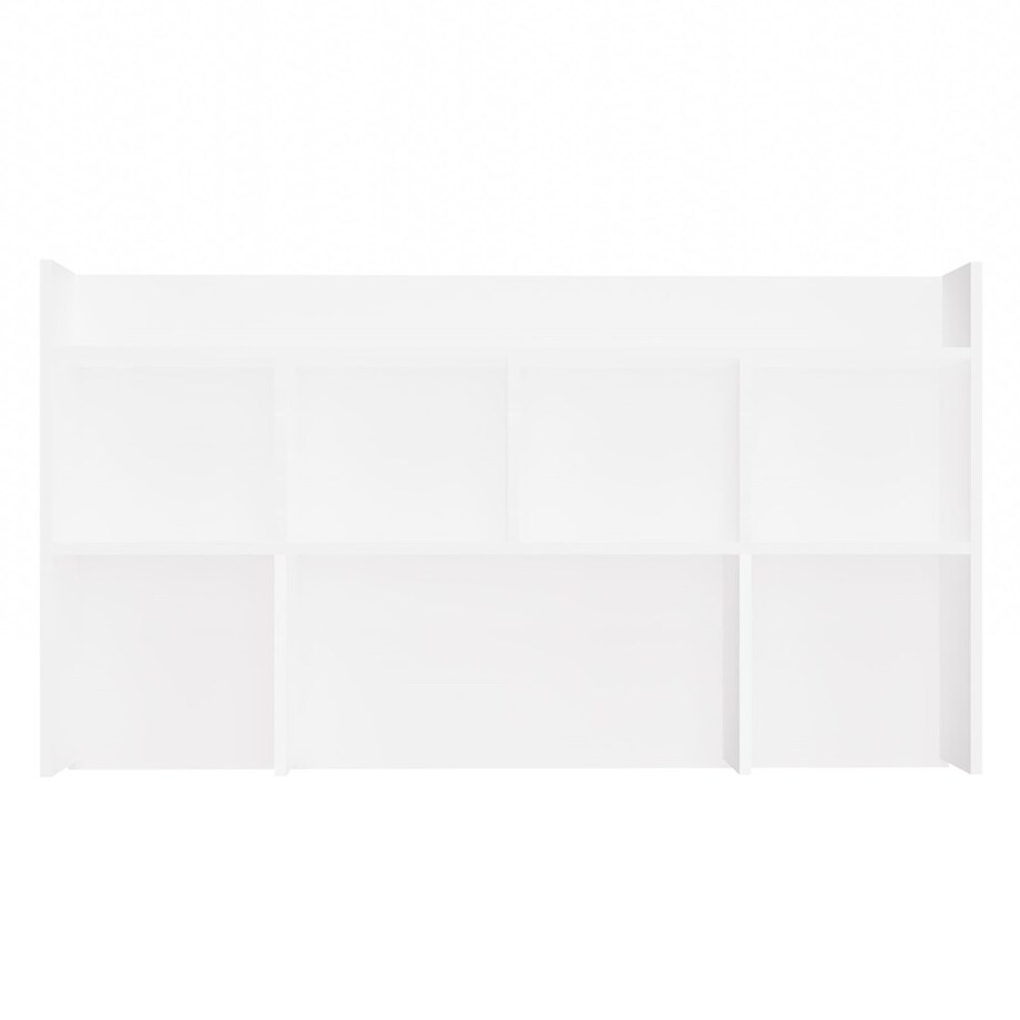 Nadstawka do Biurka 130 cm BIAŁA Regał Na Książki Dokumenty