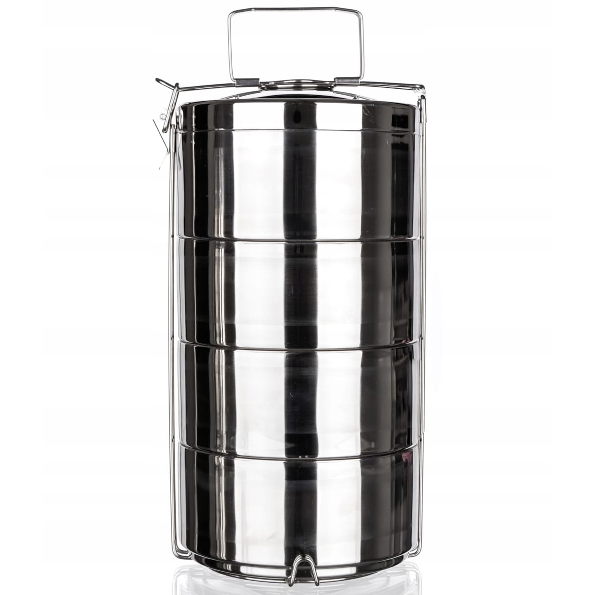 TERMOS OBIADOWY MENAŻKA pojemnik na jedzenie piętrowy 4,4 L dwie ścianki