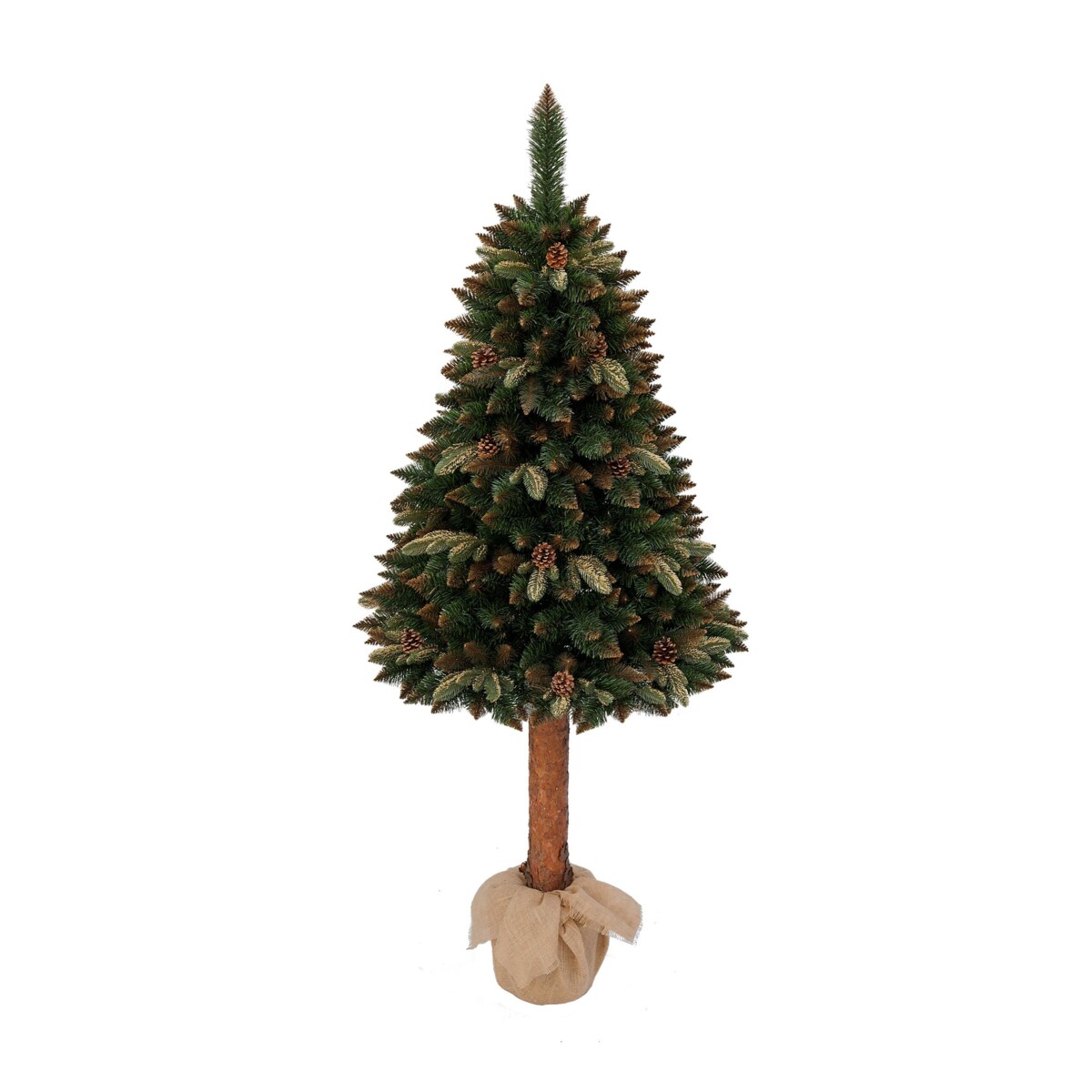 Choinka sztuczna Sosna złota z gałązkami PE na pniu