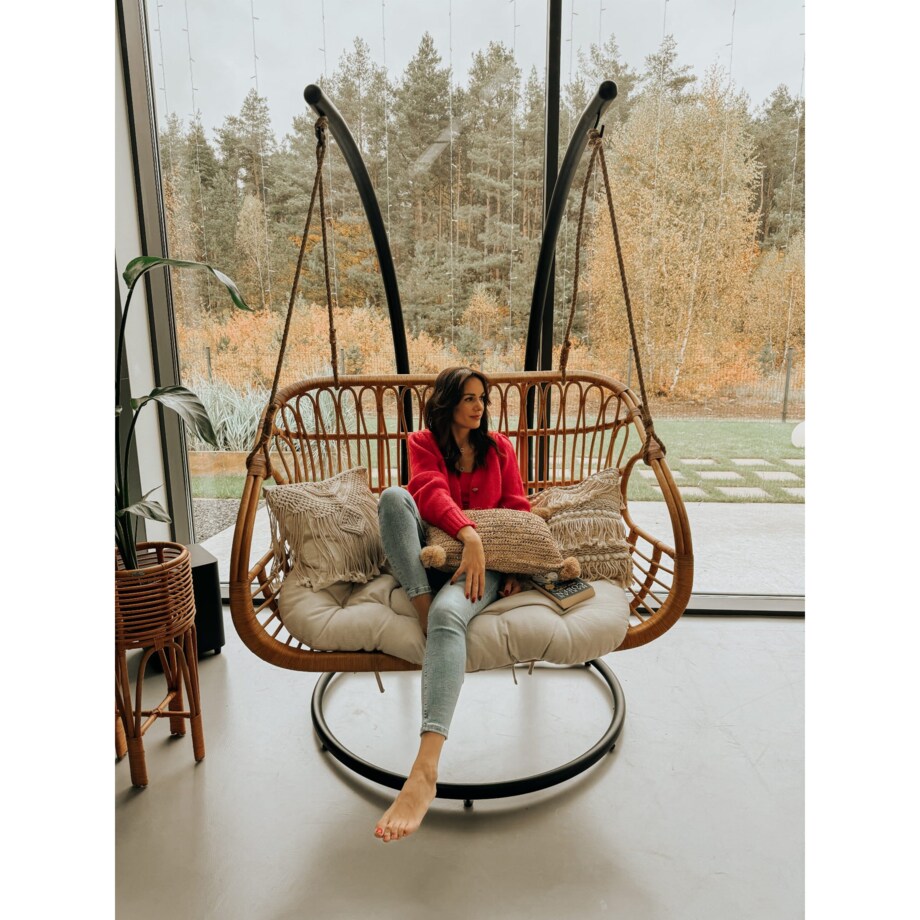 POSZEWKA TROP PROSTOKĄT Z POMPONAMI