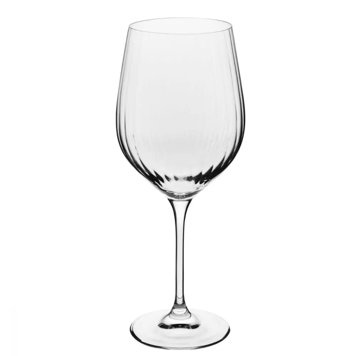 Duże Ryflowane Kieliszki do Wina Krosno Harmony Lumi 4 szt 450 ml Stylowe