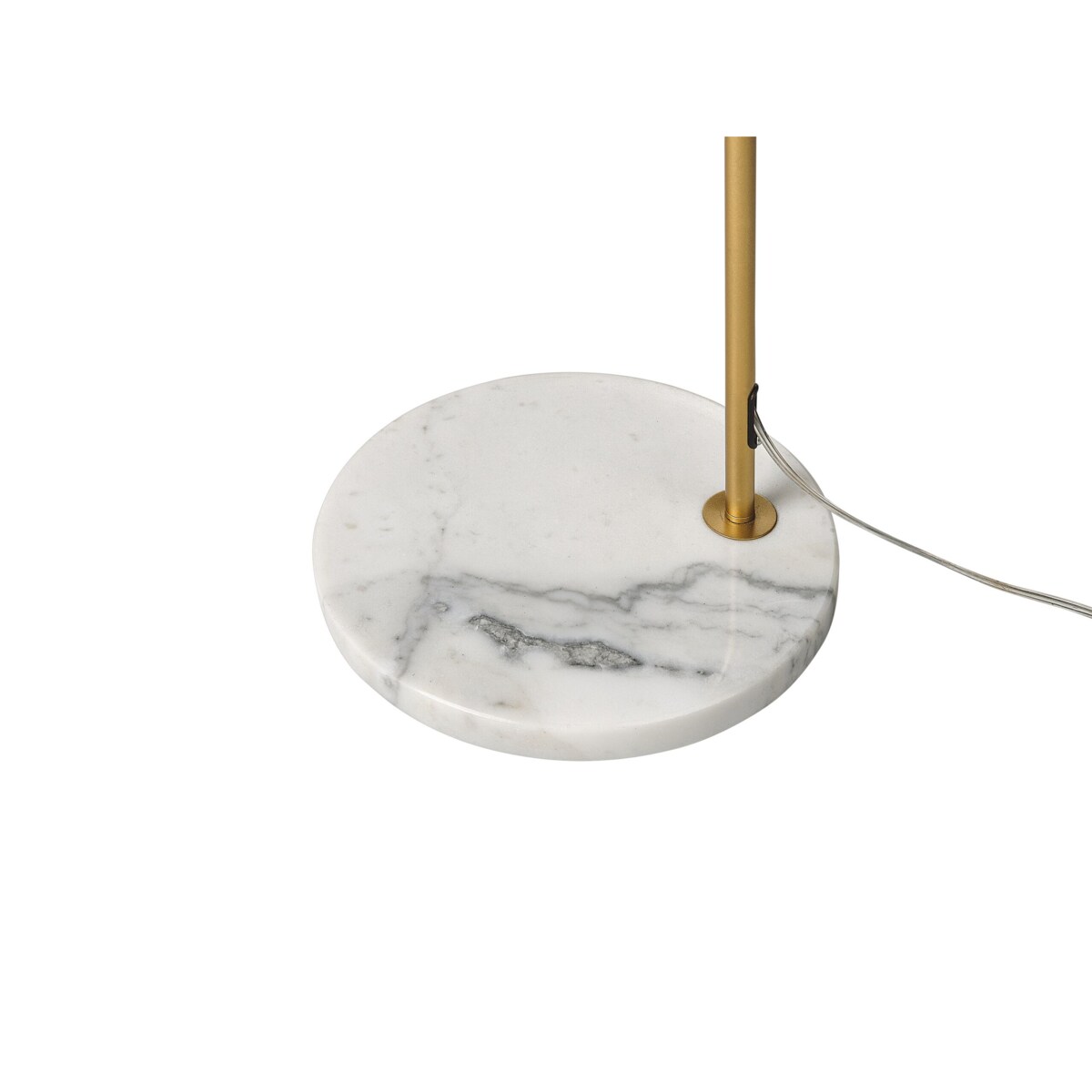 Lampa podłogowa metalowa złota MOCAL