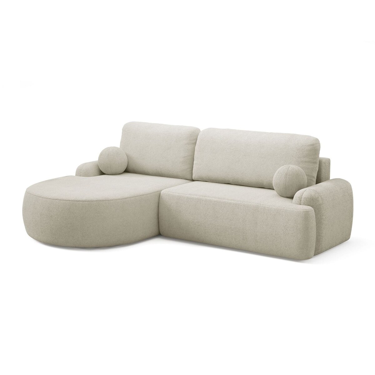 Zaokrąglony narożnik CLEO z funkcją spania, wersja lewa, Quelle 03