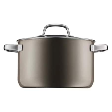 Garnek z pokrywką kolor mosiądzu Fusiontec Mineral, 24 cm, WMF
