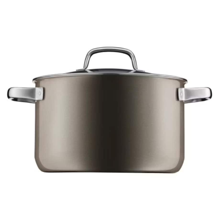 Garnek z pokrywką kolor mosiądzu Fusiontec Mineral, 24 cm, WMF
