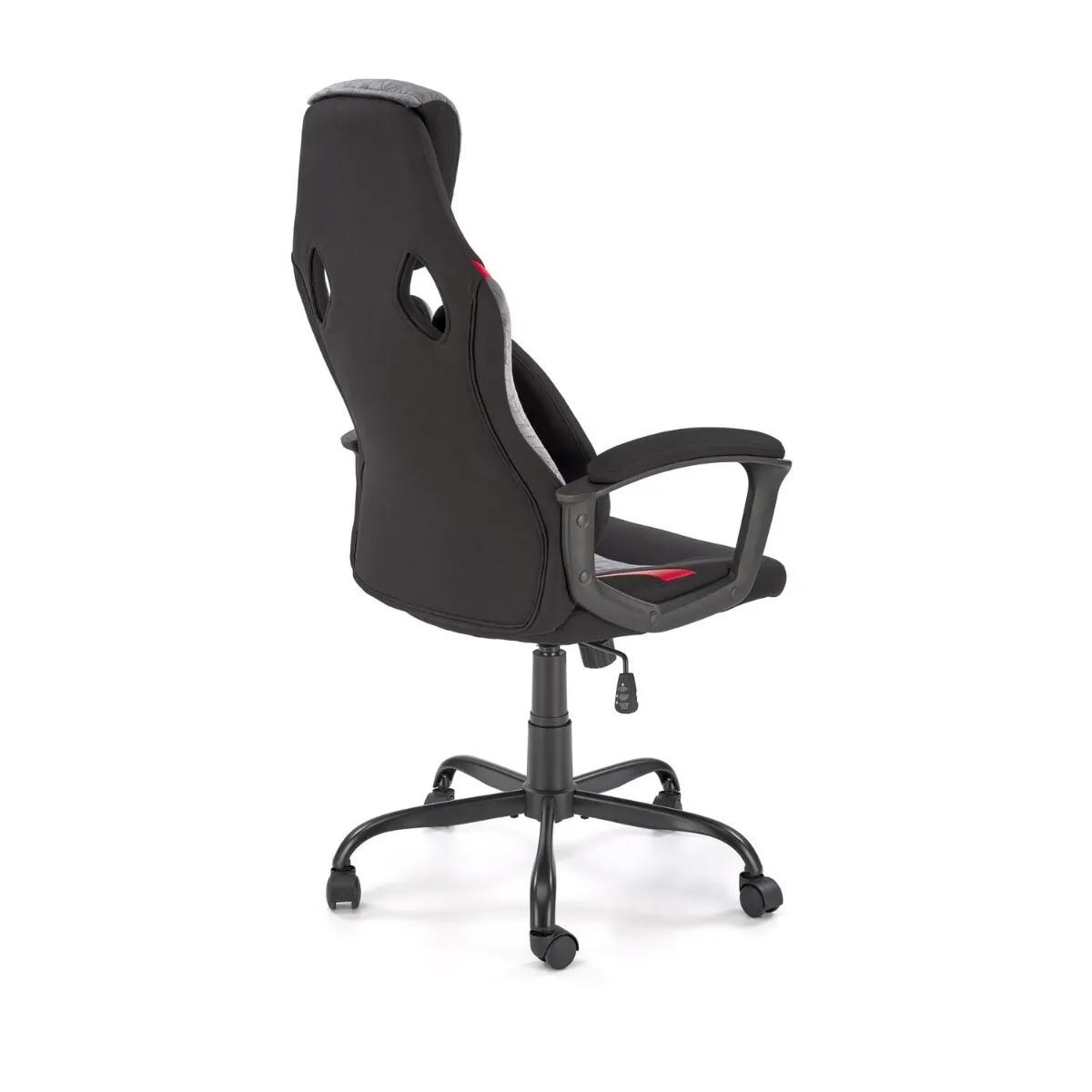 Fotel biurowy JENSEN czarny/szary