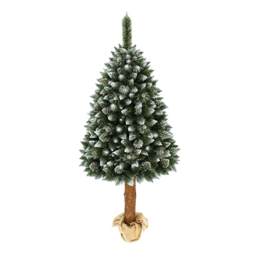 Choinka sztuczna Sosna srebrna z kryształkami na pniu