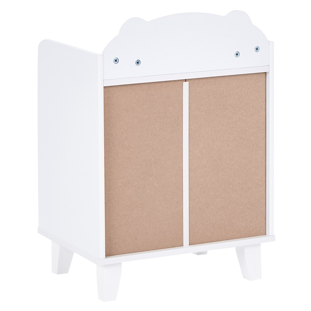 Szafka nocna 2 szuflady MIMILI 56 cm Biały