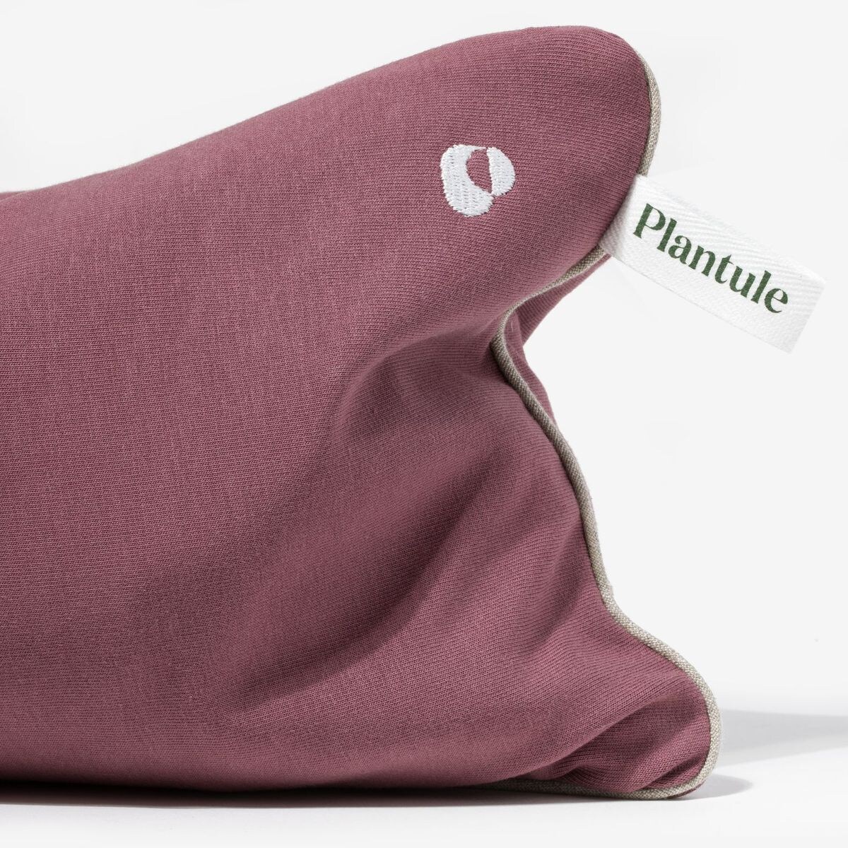 Poduszka podróżna z łuską orkiszu (burgundowa)