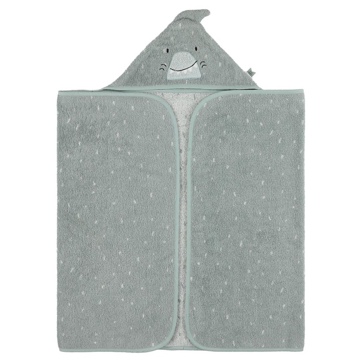 Ręcznik Kąpielowy z Kapturem 70 x 130cm - Rekin Trixie Baby
