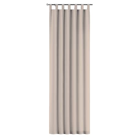 Zasłona na szelkach 1 szt. 130x260 jasnobeżowy