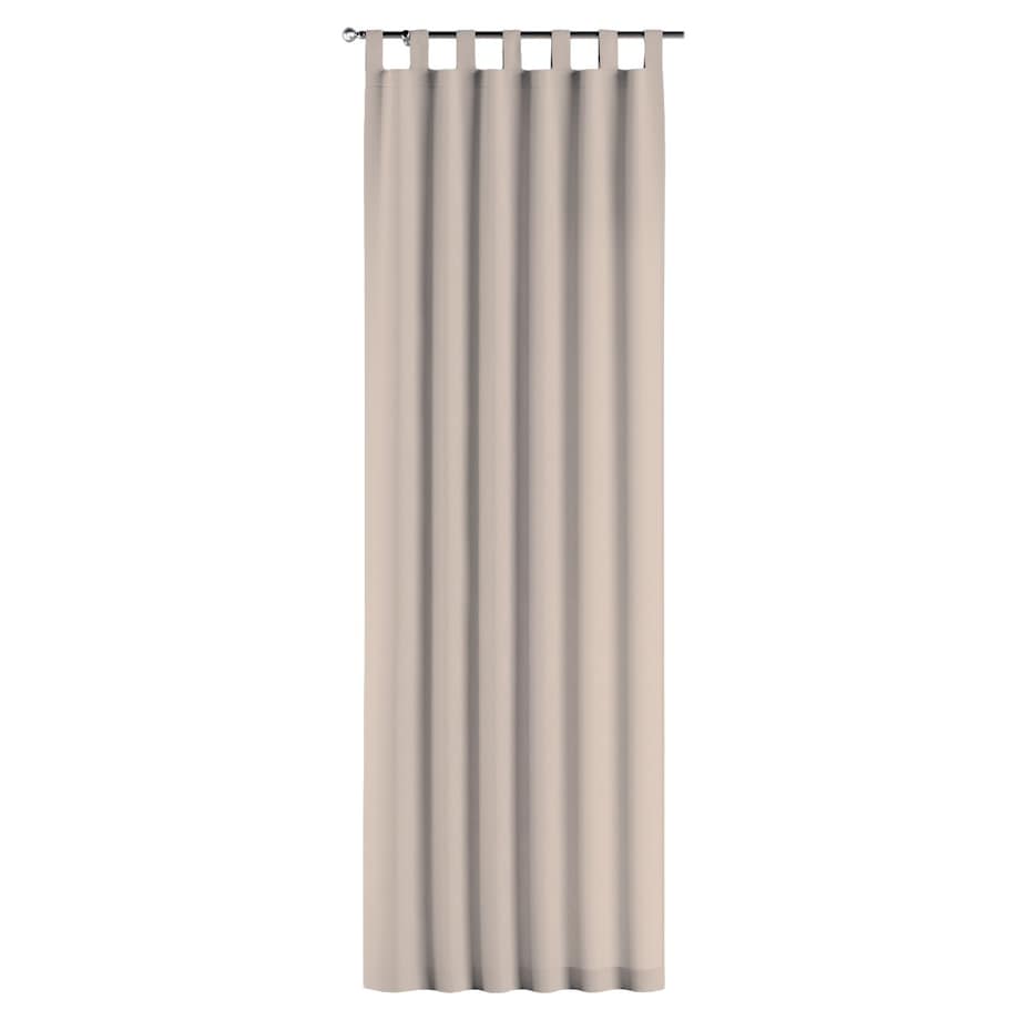 Zasłona na szelkach 1 szt. 130x260 jasnobeżowy