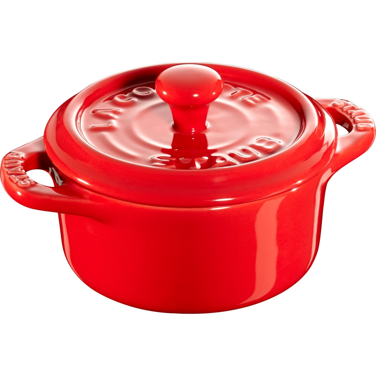 Staub Mini Cocotte Okrągły, 4 szt. - 200 ml, Czerwony