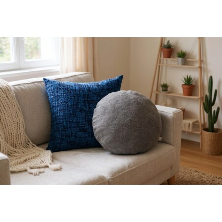 Granatowo-szary zestaw poduszek dekoracyjnych Stella Ronda