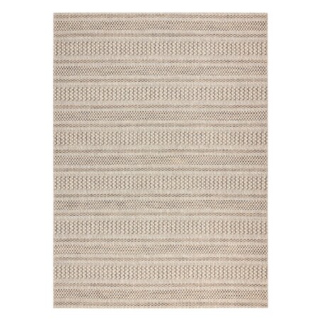 Dywan SZNURKOWY SIZAL BOHO 46209651 Pasy beż 120x170 cm