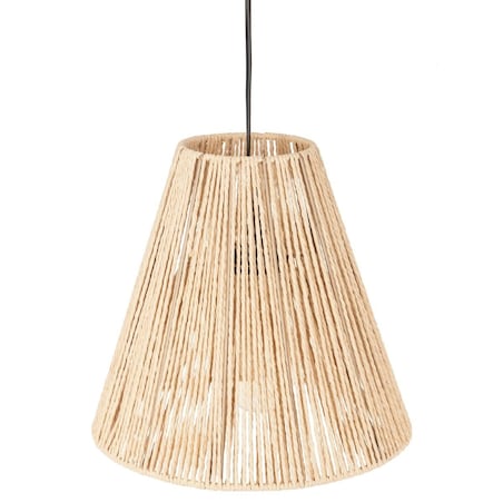 Lampa wisząca z kloszem z metalu i papieru, Ø 30 cm