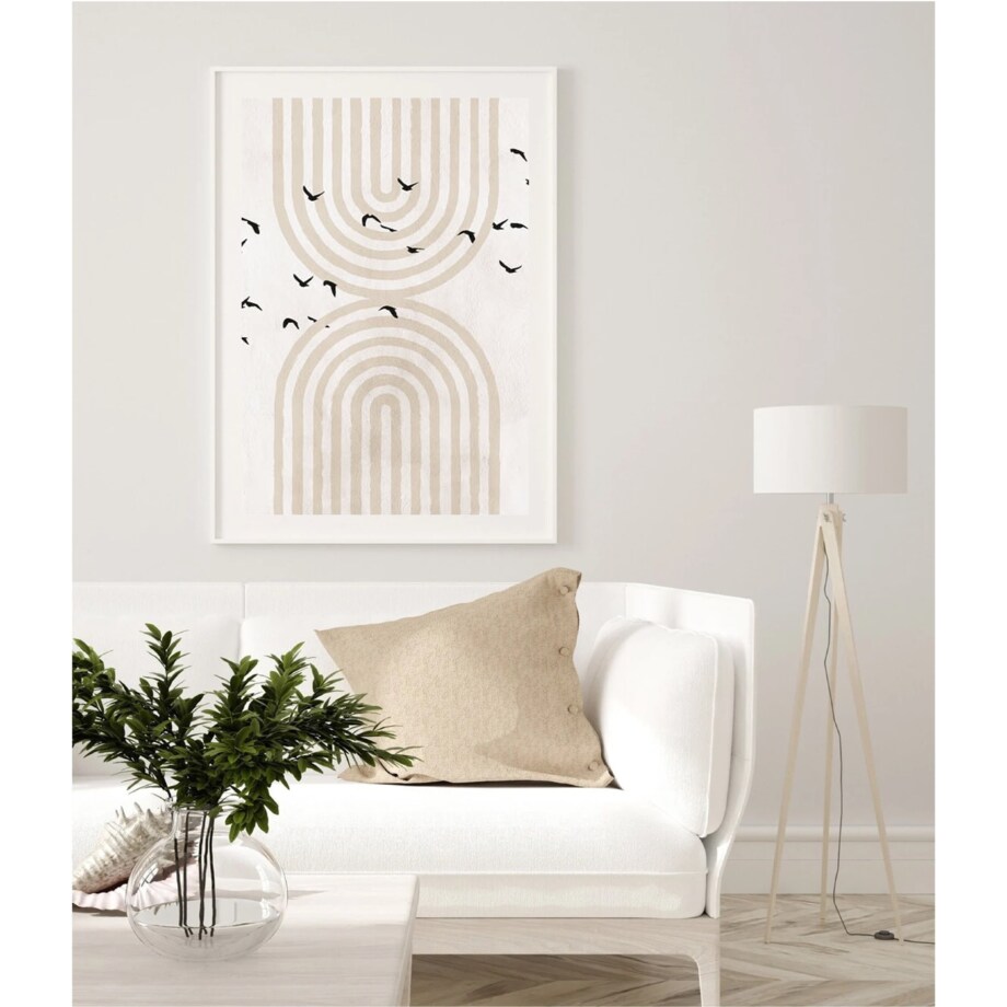 Poster Story, Plakat, Obraz - Łuki i Ptaki, wymiary 60 x 84 cm