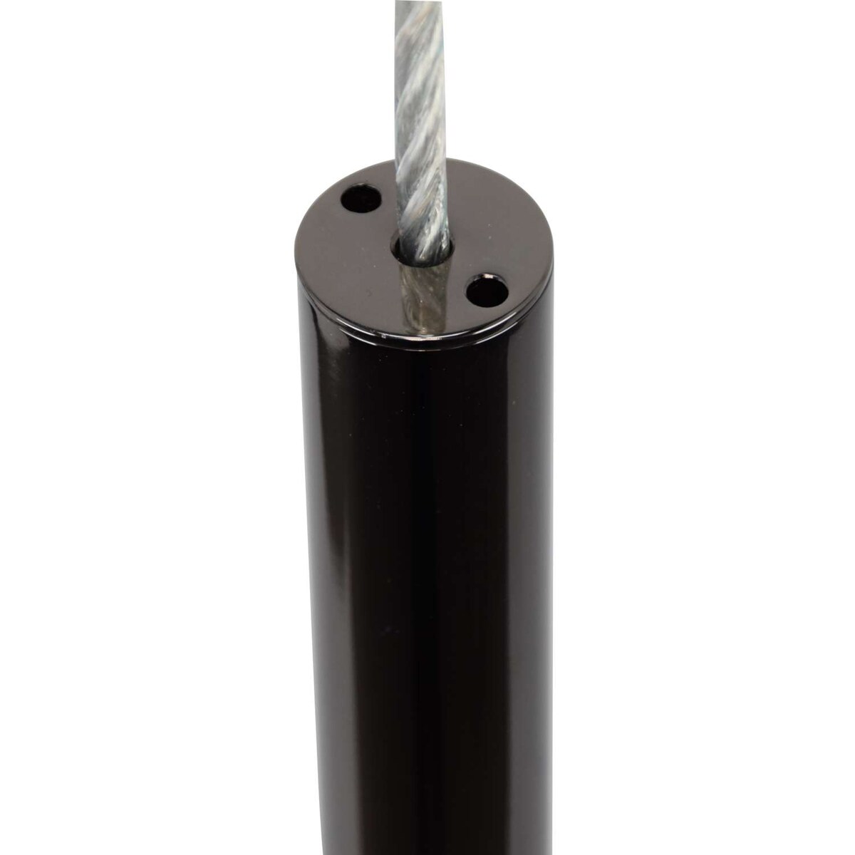 LAMPA wisząca LOYA P0461-01A-L8L8 Zumaline metalowa OPRAWA zwis LED 5W 3000K tuba sopel czarny perłowy