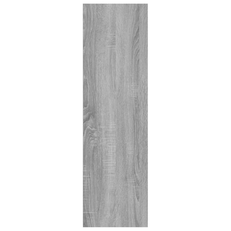 vidaXL Regał na książki/przegroda, szary dąb sonoma, 100x30x103 cm