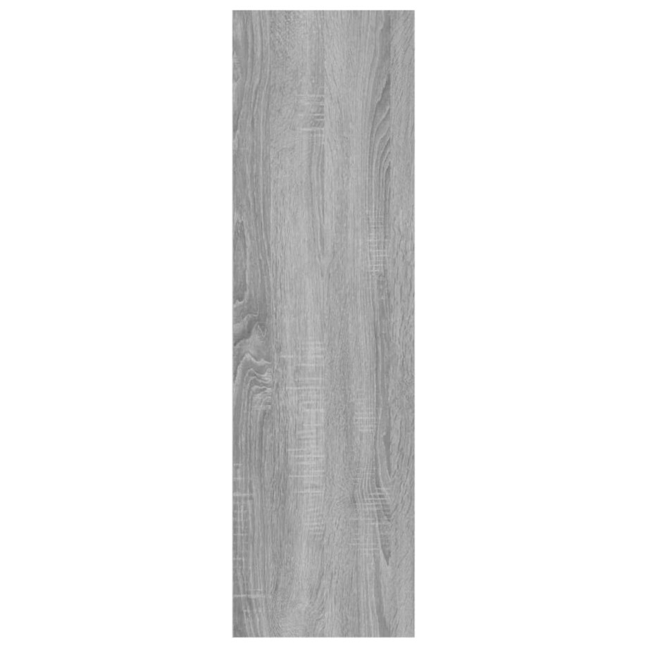 vidaXL Regał na książki/przegroda, szary dąb sonoma, 100x30x103 cm