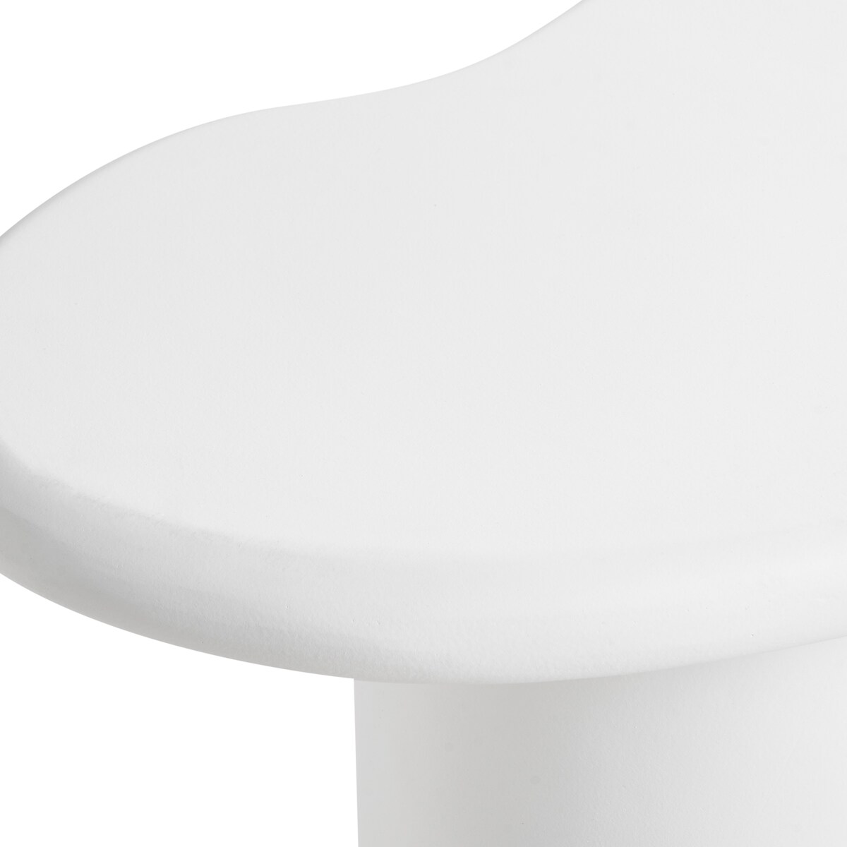 Stolik pomocniczy ARSOLI 43 cm 58 cm Złamana biel