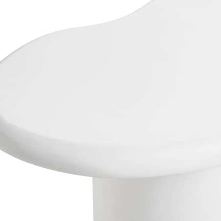 Stolik pomocniczy ARSOLI 43 cm 58 cm Złamana biel