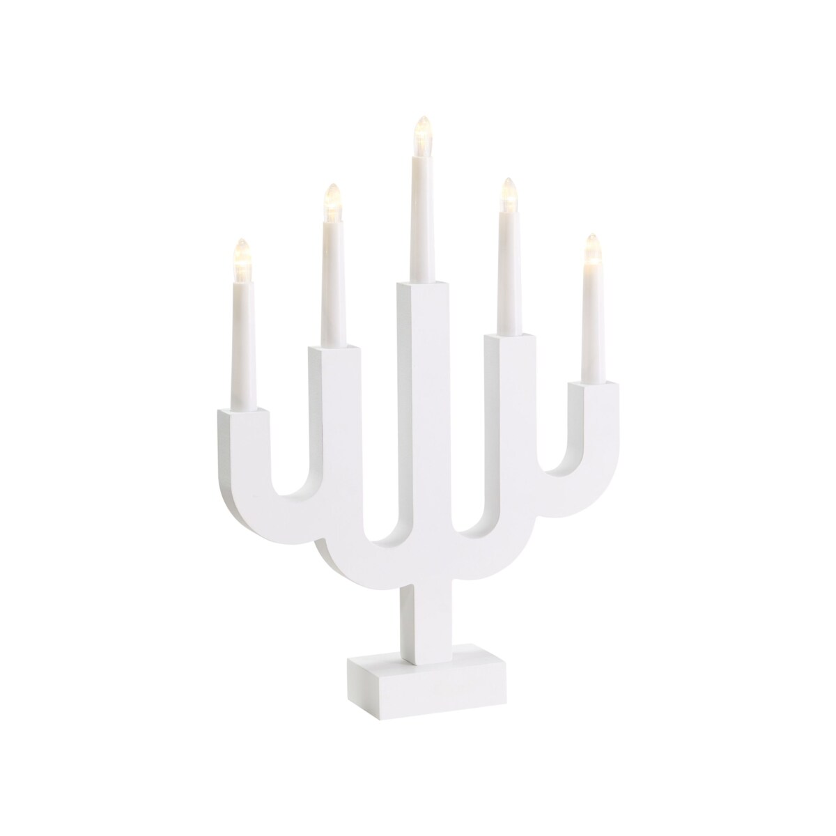 Świąteczny świecznik BJORKAN LED Biały