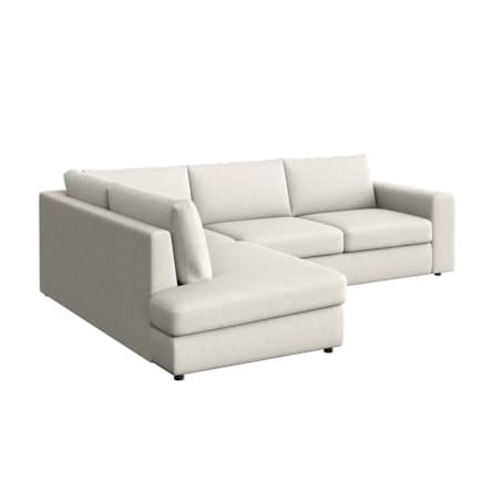 Sofa narożna lewa Baga kremowa