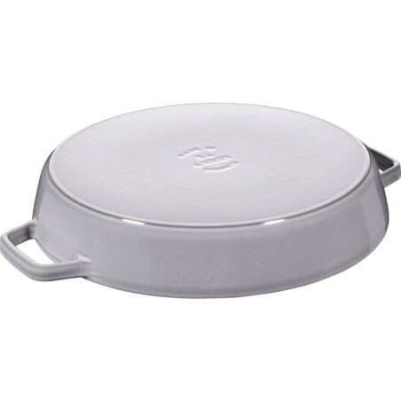 STAUB Patelnia żeliwna z dwoma uchwytami 20 cm, grafitowy