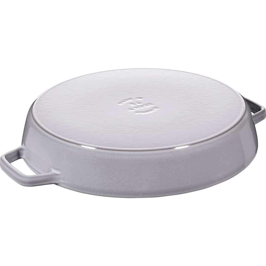STAUB Patelnia żeliwna z dwoma uchwytami 20 cm, grafitowy