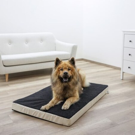 Kerbl Legowisko z pianki memory dla psa 115x75 cm, beżowo-szare, 80328