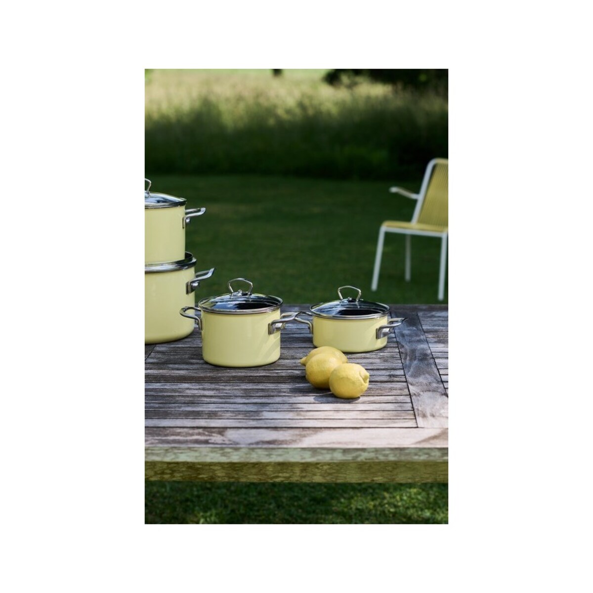 Riess zestaw garnków 5 części Lemon R0558002