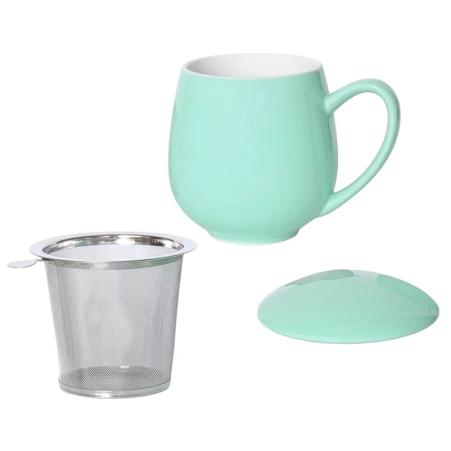 ZESTAW BIG BOX "TEA GIFT SET" - HERBATY SYPANE ŚWIECA SOJOWA KUBKI Z ZAPARZACZAMI NA PREZENT UPOMINEK DLA KOBIETY FACETA DZIEWCZYNY CHŁOPAKA MAMY TATY BABCI DZIADKA