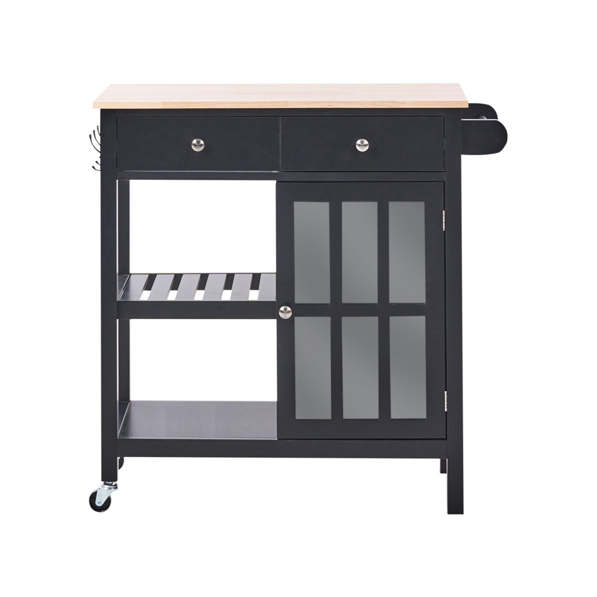 Wózek kuchenny GENOA Czarny