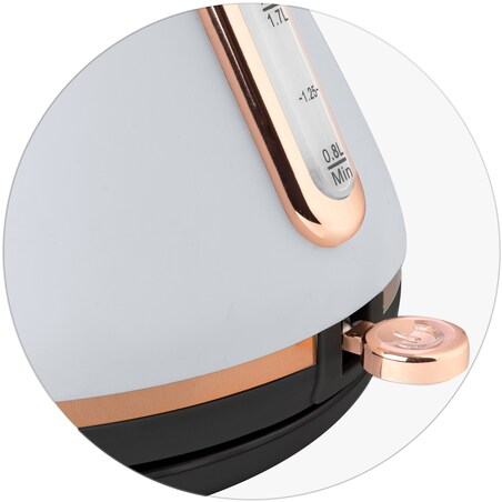 Czajnik elektryczny z termometrem 1,7L Berdsen szary