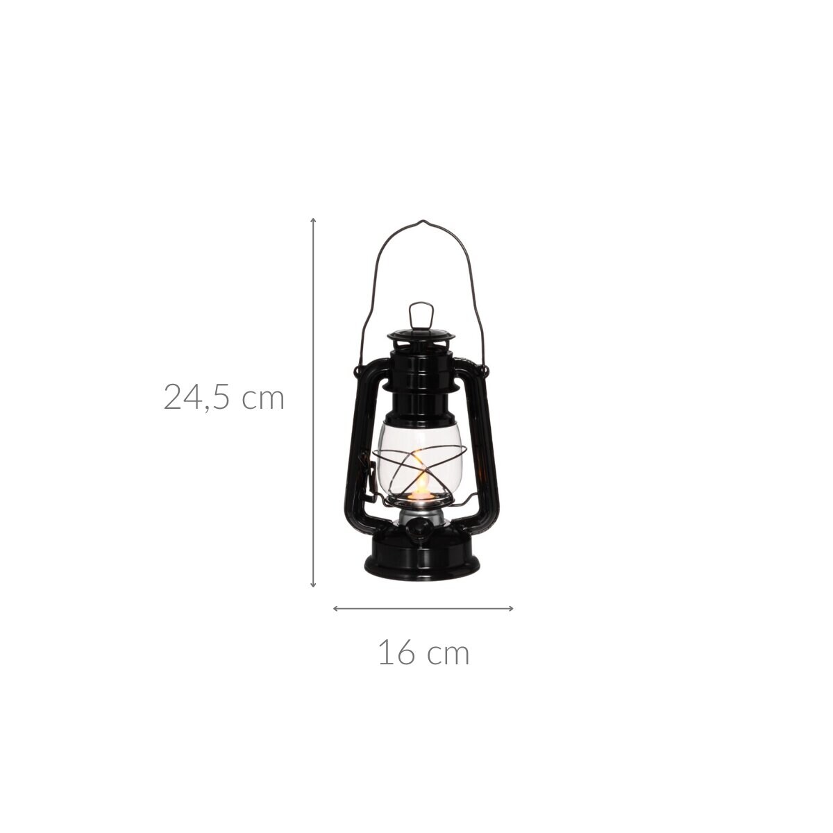Lampa sztormowa LED, 24,5 cm