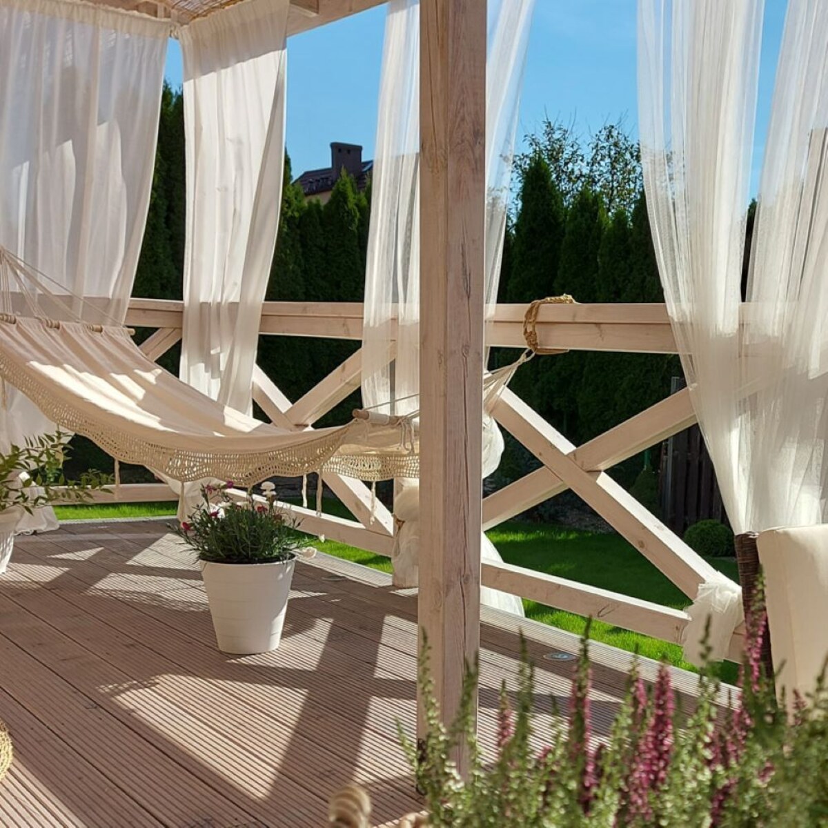 HAMAK OGRODOWY W STYLU BOHO ETNO