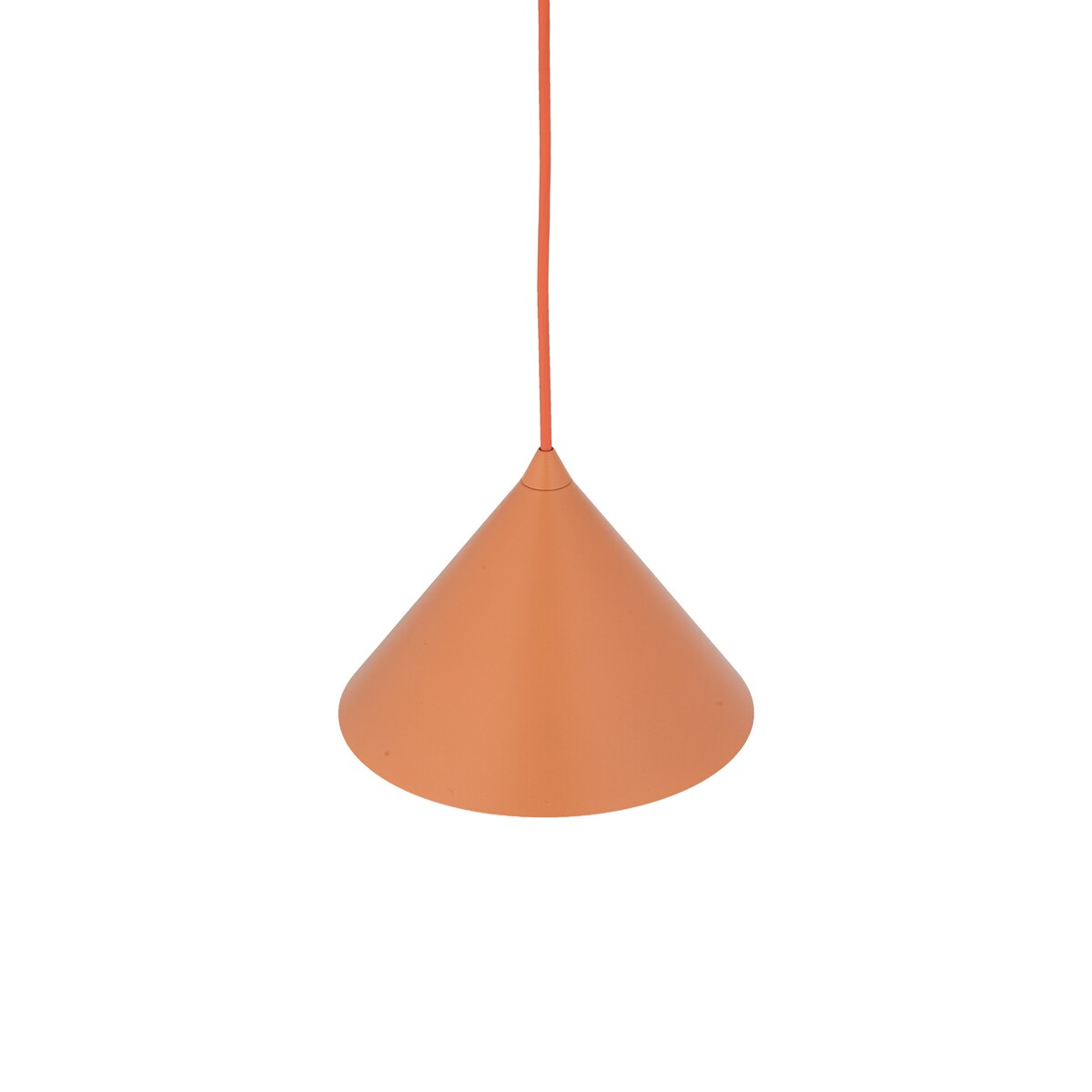 Lampa wisząca TK Lighting CONO S 11383 beżowa Sabia, metalowa, 1xE27, regulowana wysokość 155 cm