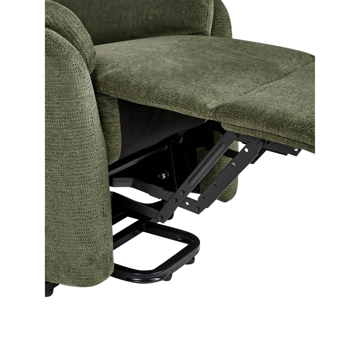 Elektryczny fotel rozkładany ELEGY Tkanina Zielony