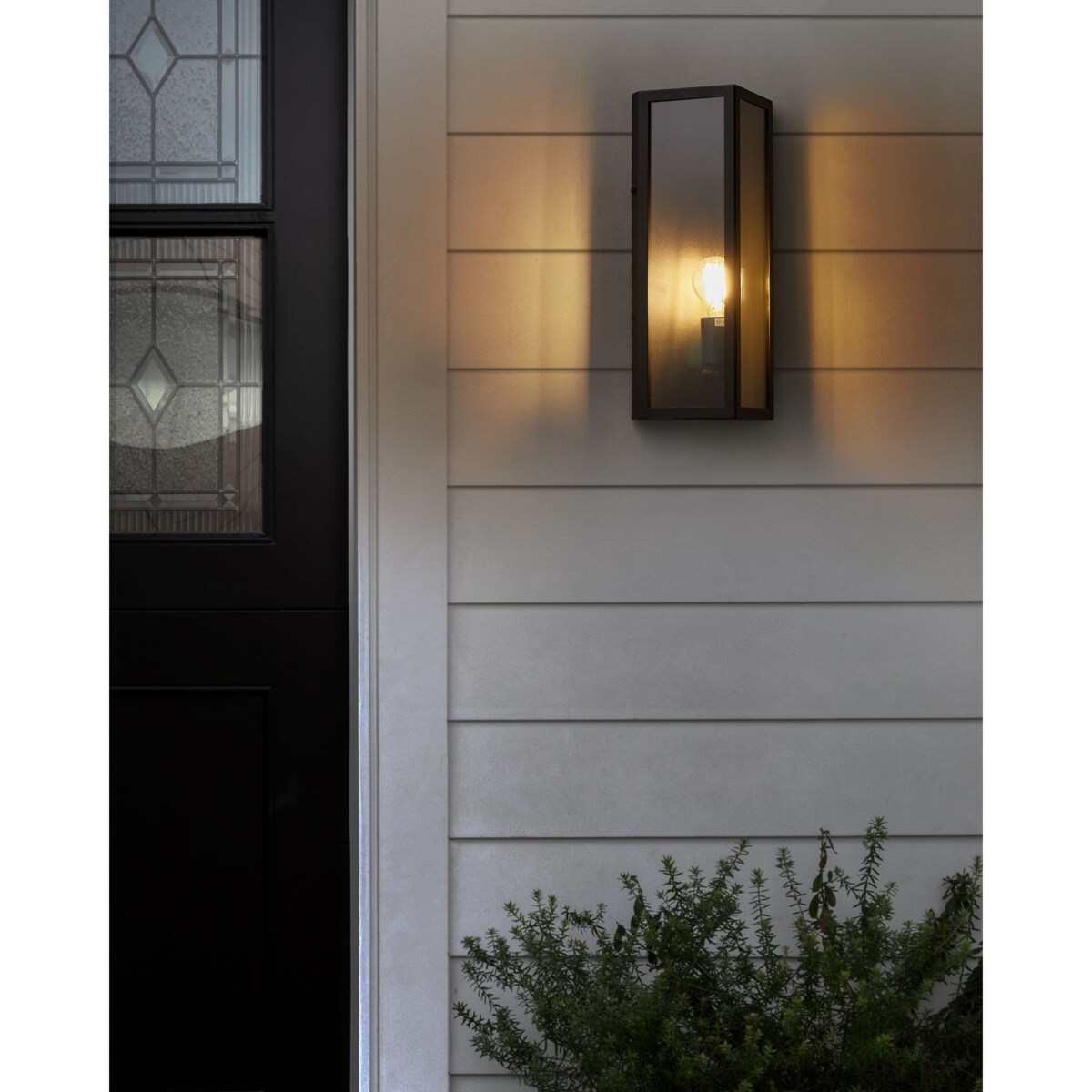 Lampa ścienna ogrodowa PACTOLUS Czarny