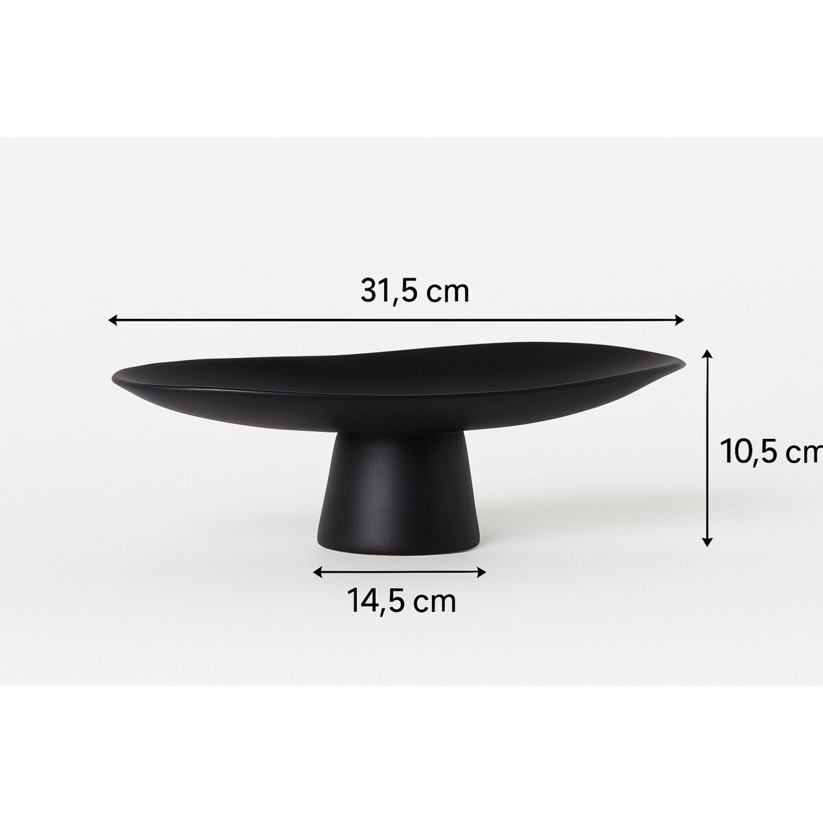 PATERA DEKORACYJNA PAELLO S CZARNA