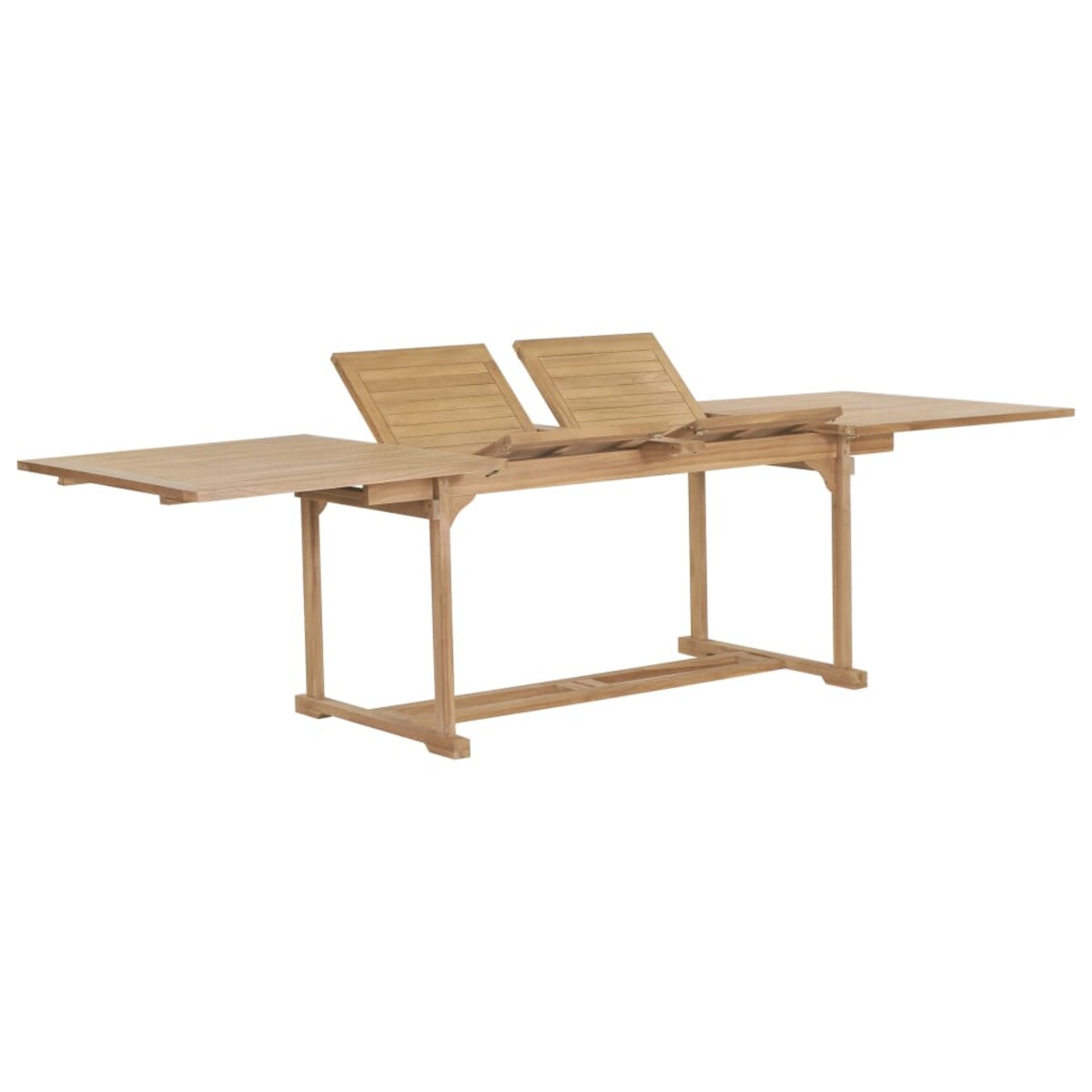 vidaXL Rozkładany stół ogrodowy, 180-280x100x75 cm, lite drewno tekowe